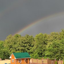 Схема вышивки «Мамина деревня Уфа»