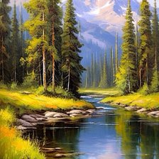 Схема вышивки «Природа»