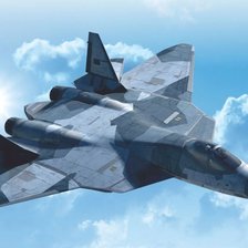 Схема вышивки «Су 57(Т 50)»