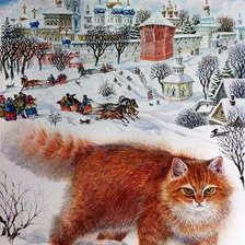 Схема вышивки «Рыжик большой»