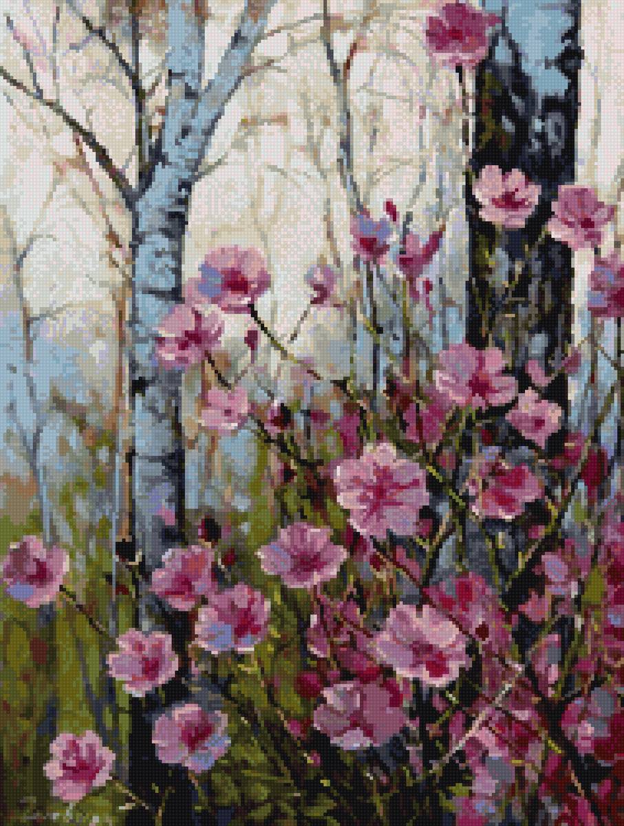 №2797626 - багульник, до 240 крестиков - предпросмотр