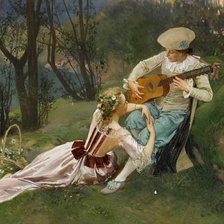 Схема вышивки «Худ. Джулиус Кронберг»