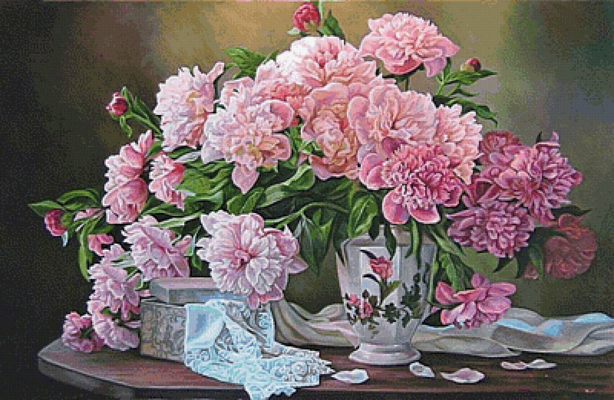 Пионы - предпросмотр