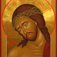 Схема вышивки «Иисус»