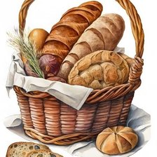 Схема вышивки «Хлеб»