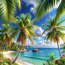 Схема вышивки «Тропики»