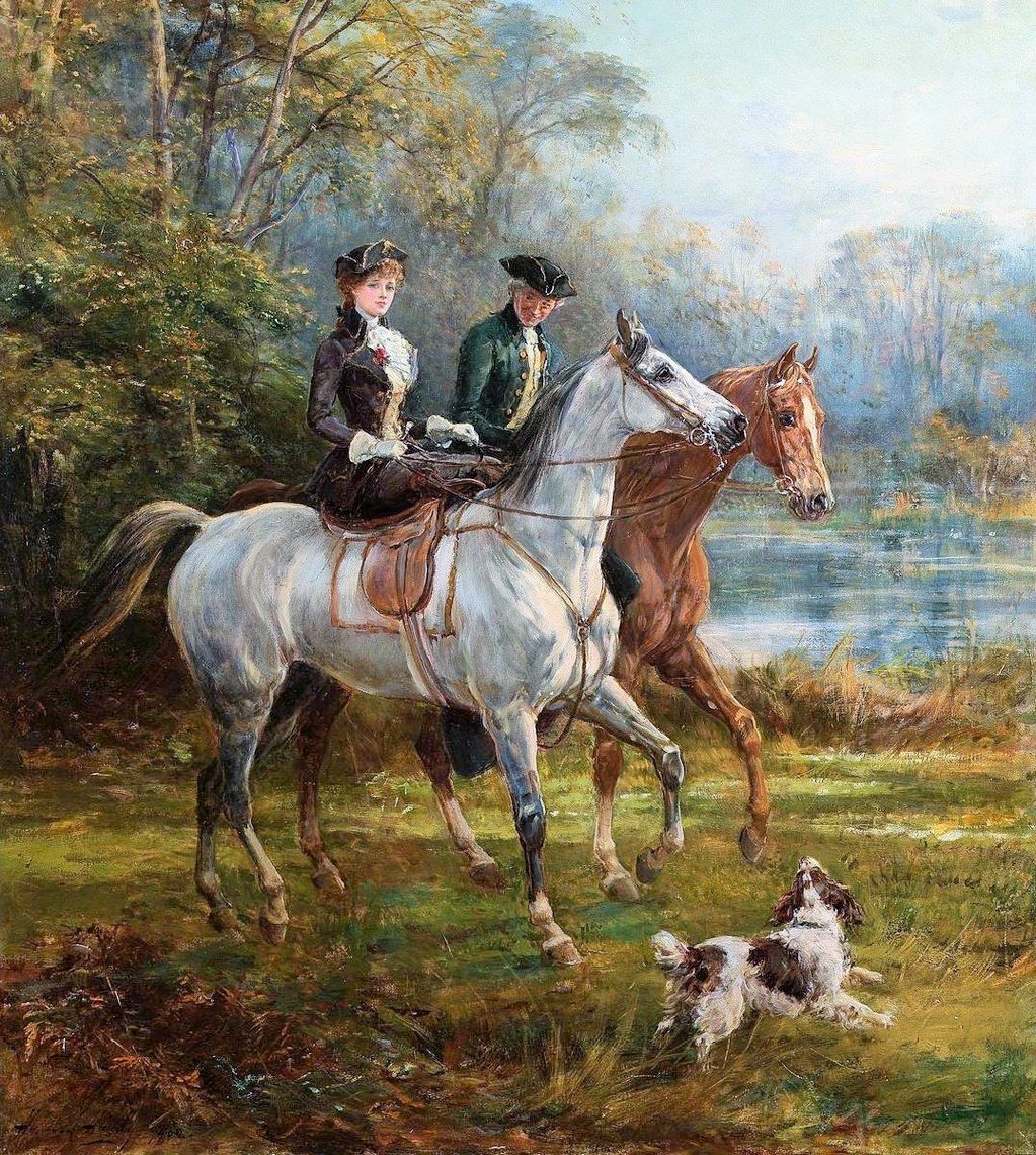 №2798978 - прогулка, хейвуд харди, кони - оригинал