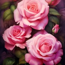 Схема вышивки «БУКЕТ РОЗ»