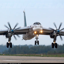 Схема вышивки «Ту 95»