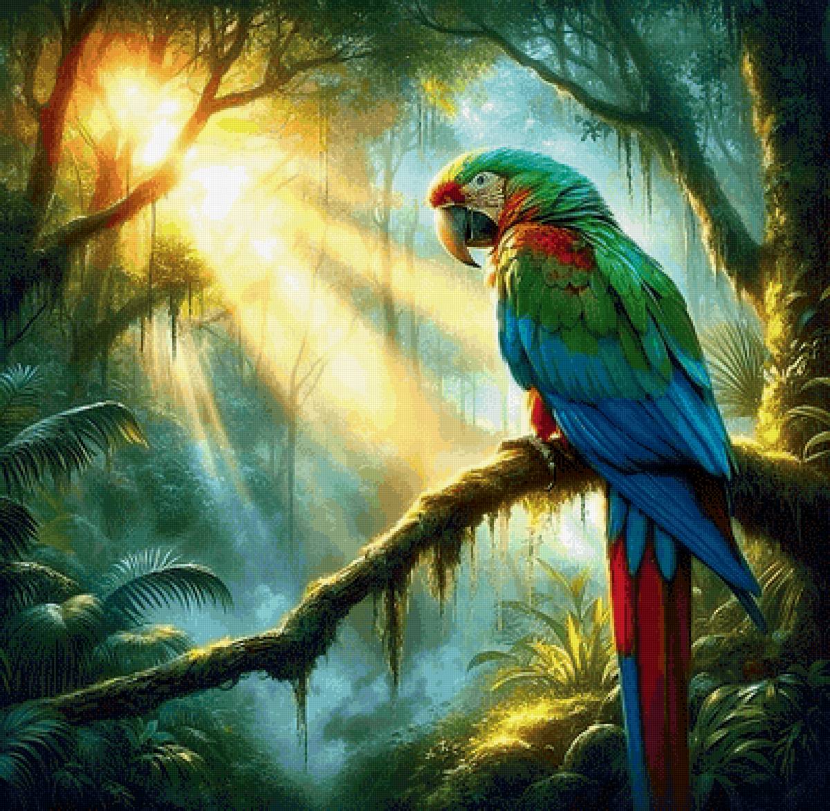 Попугай - предпросмотр