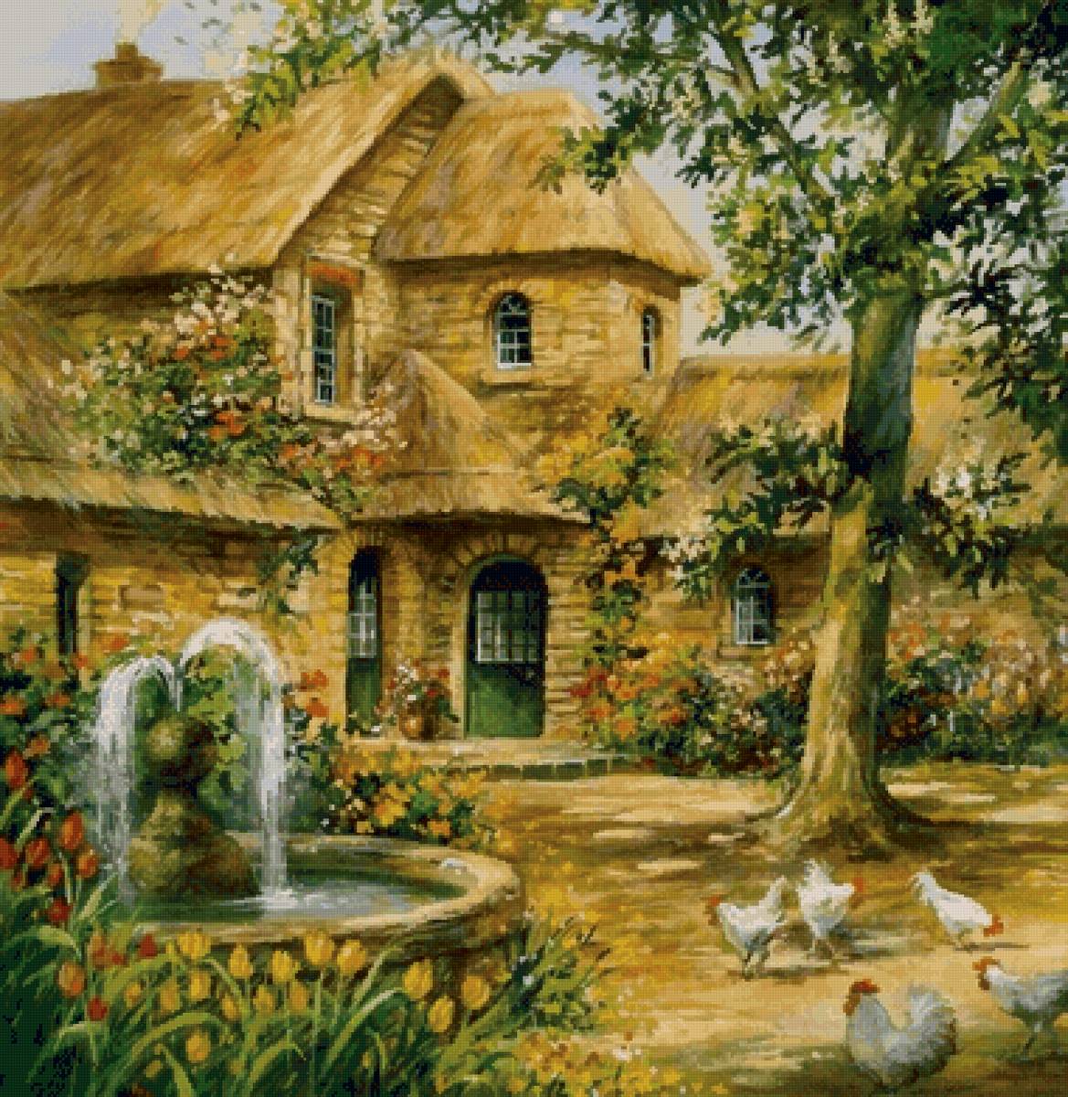 Уютный дворик - предпросмотр