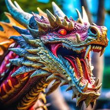 Схема вышивки «Дракон»