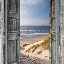 Схема вышивки «Puerta a la playa»