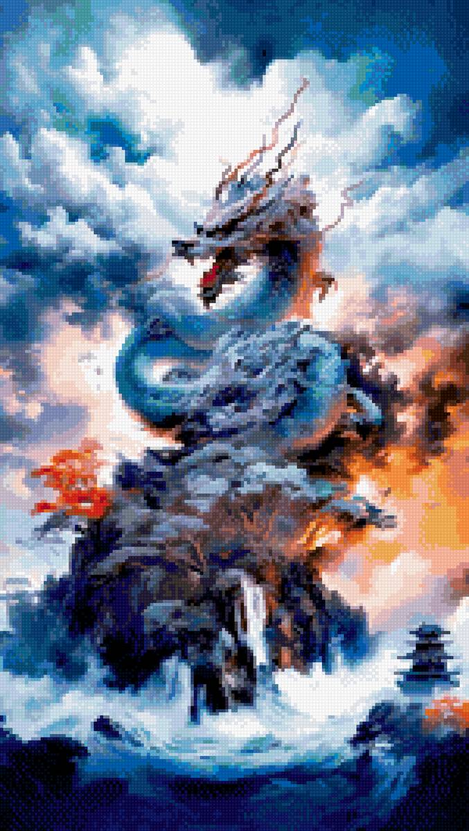 дракон - фэнтези, драконы, азия - предпросмотр