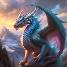 Схема вышивки «ДРАКОН»