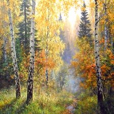 Схема вышивки «Осень»