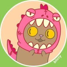 Схема вышивки «котик в костюмчике»