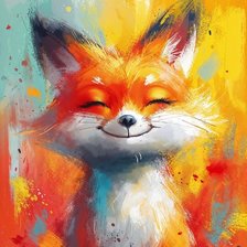 Схема вышивки «Лисенок»