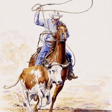 Схема вышивки «Vaquero»