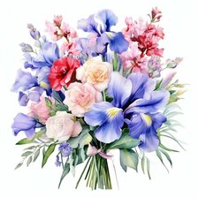 Схема вышивки «букет»