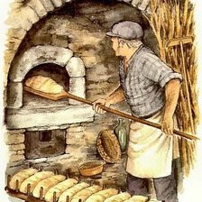 Схема вышивки «Panadero en su arte»