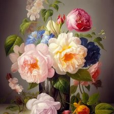 Схема вышивки «Букет»