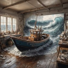 Схема вышивки «Волшебная кисть мастера»