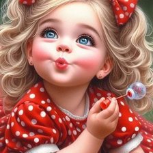 Схема вышивки «Красотка»