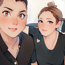 Схема вышивки «Cris y vic»