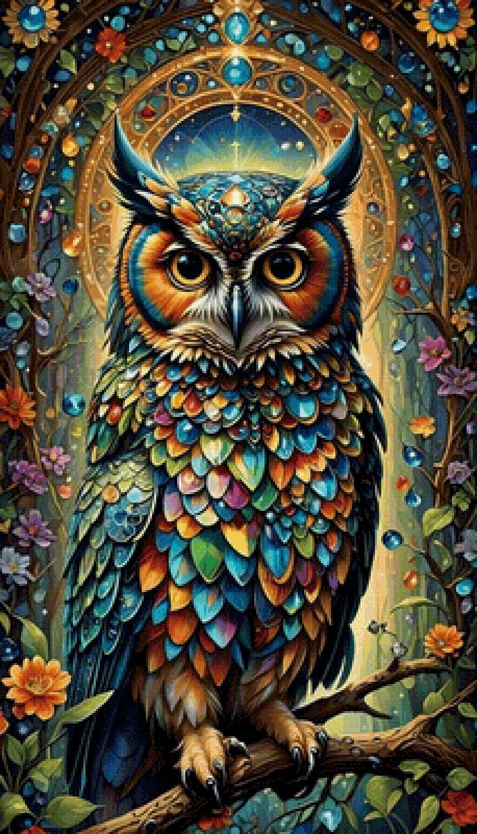 РАЗНОЦВЕТНЫЙ ФИЛИН - предпросмотр