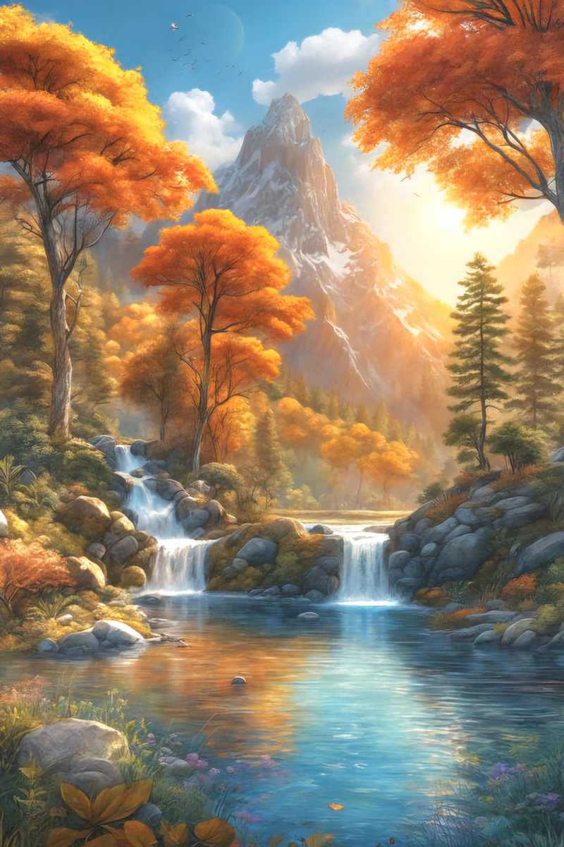 ОСЕНЬ В ГОРАХ - оригинал