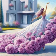 Схема вышивки «Вальс цветов 2»