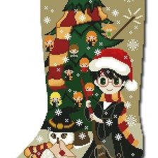 Схема вышивки «Bota Harry Potter»