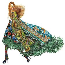 Схема вышивки «Modelo multicolor»