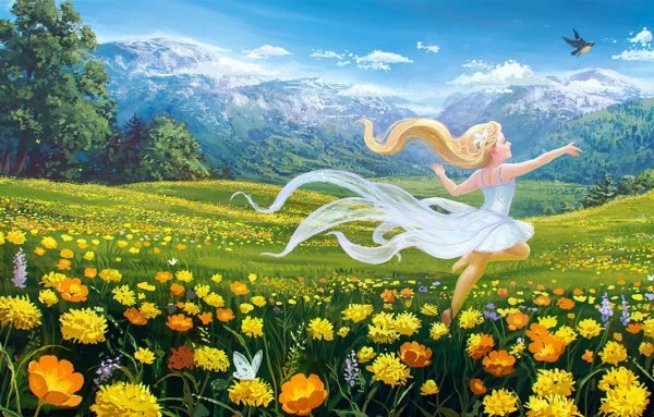 Campo florido - оригинал