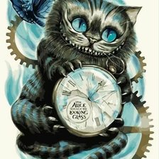 Схема вышивки «Чешир»