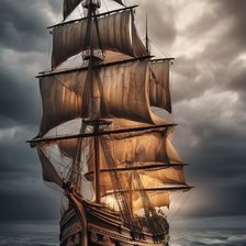 Схема вышивки «Корабль надежды»