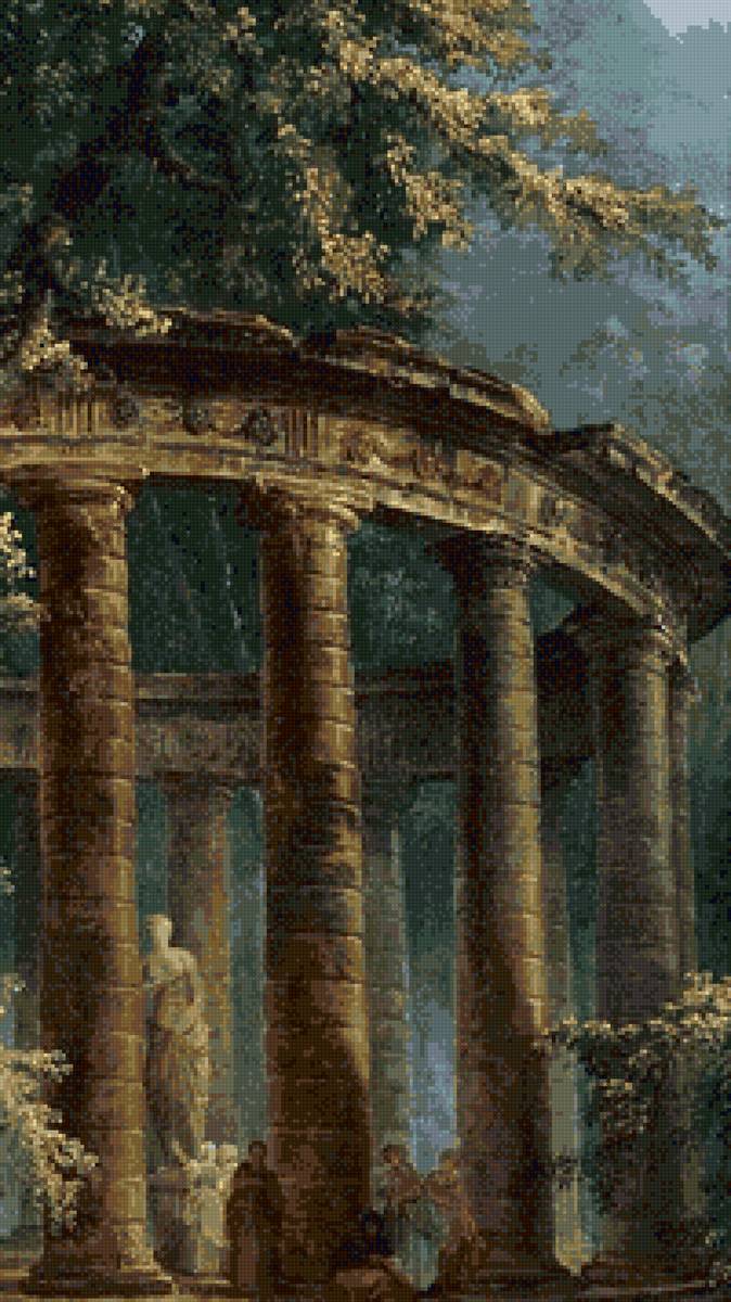 древние развалины - постройки, природа, архитектура, древностт - предпросмотр