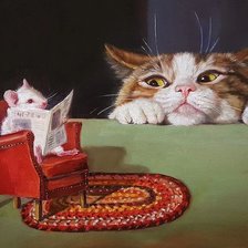 Обнаглевший мышь