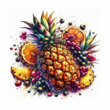 Схема вышивки «Мультифрукт»