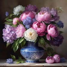 Схема вышивки «Букет цветов»