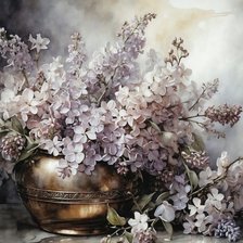 Схема вышивки «СИРЕНЬ»