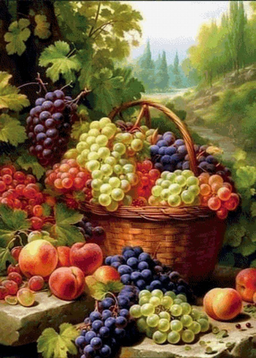 Натюрморт - фрукты - предпросмотр