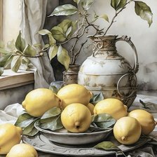 Схема вышивки «ЛИМОНЫ»
