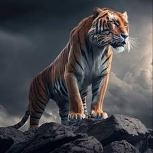 Схема вышивки «Tigre»
