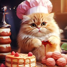 Схема вышивки «рыжий повар»