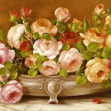 Схема вышивки «pekne ruze»