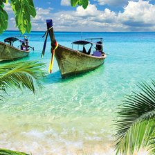 Схема вышивки «Лодка»