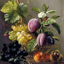 Схема вышивки «Натюрморт фруктов»