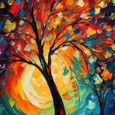 Схема вышивки «Albero»